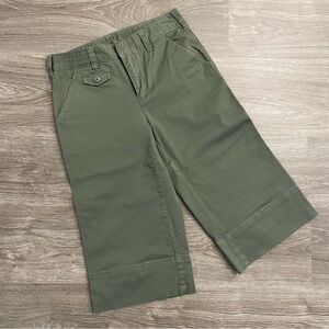 Boston Proper Khaki Green Cropped Pants Size 4